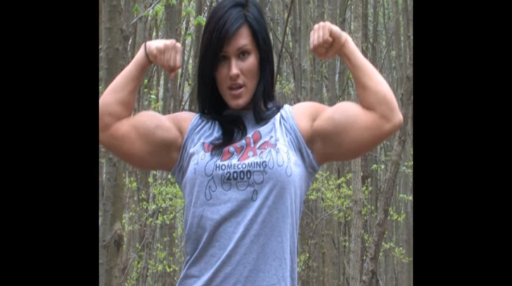 Clip Biggest female muscle girls with big and Strong Female Bodybuilder Workout