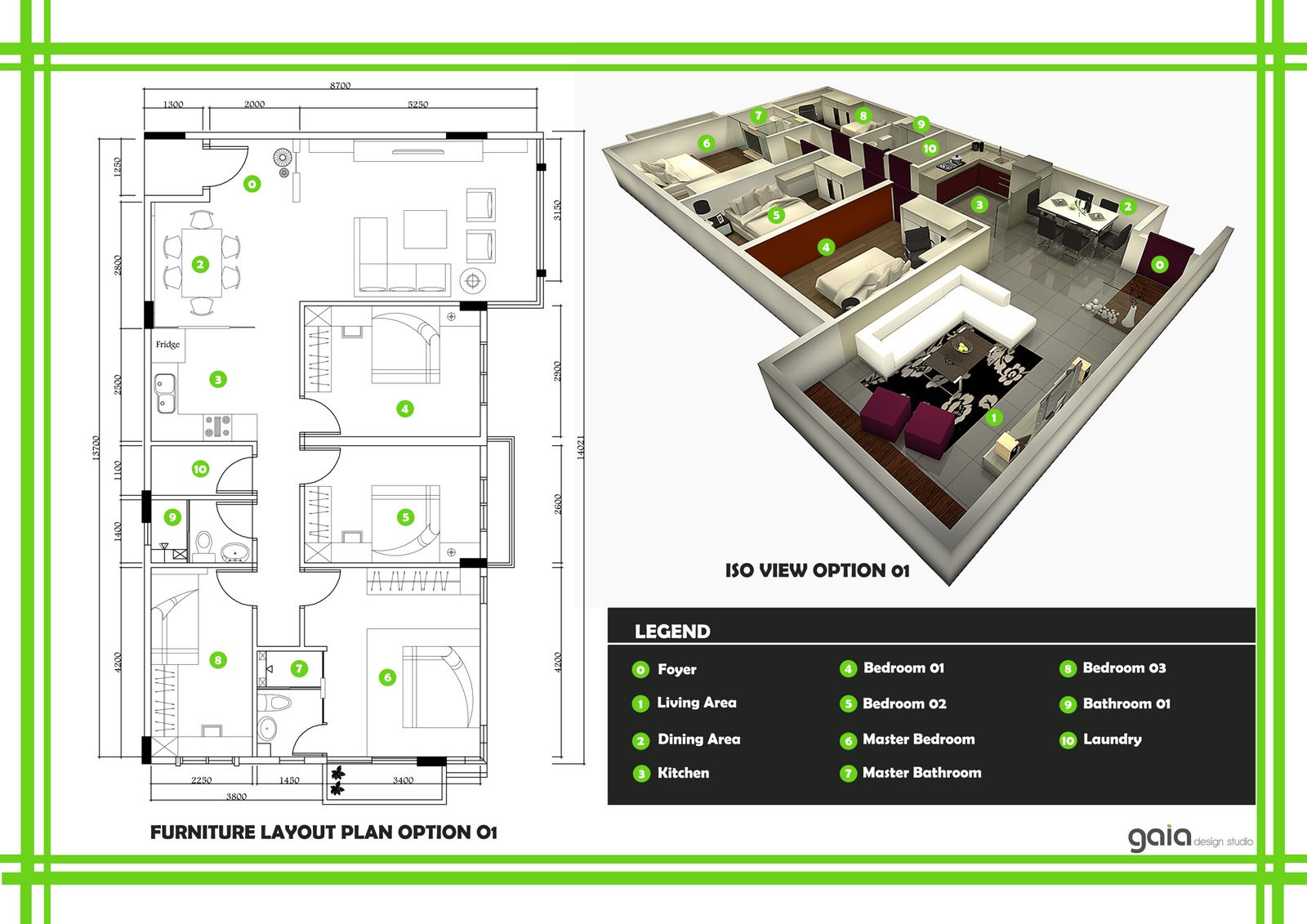 Furniture Design Presentation Board Layout