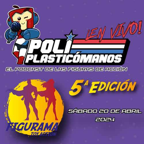 Portada del directo especial que Poliplasticomanos realizo desde Figurama