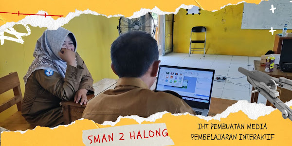 IHT Pembuatan Media Pembelajaran Interaktif Articulate Storyline di SMAN 2 Halong Kabupaten Balangan