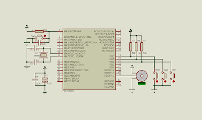 PIC16F887 servo motor control