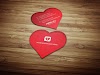 Valentines real object business card Free Download | adobe illustrator business card template free download