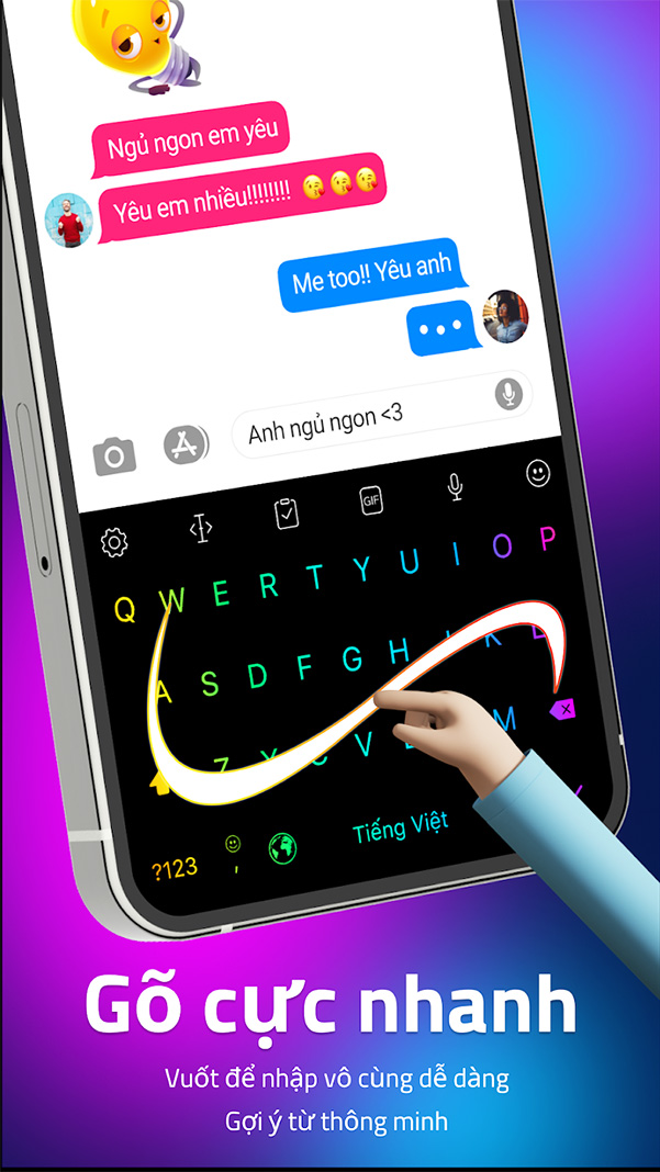 Tải bàn phím LED -  Emoji, Font chữ APK trên điện thoại Android a3