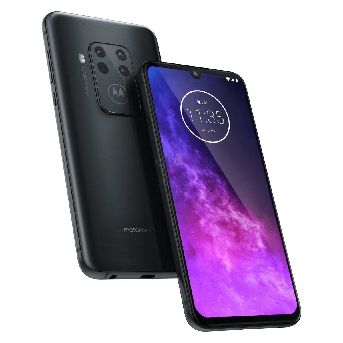 الهاتف Motorola One Zoom الرباعي الكاميرا يظهر في صور رسمية مسربة جديدة