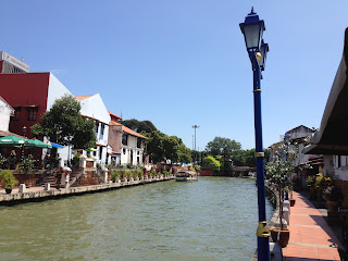 Beautiful river behind the cafe