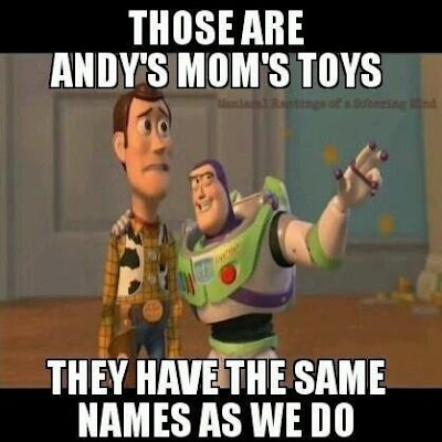 Andy's moms toys