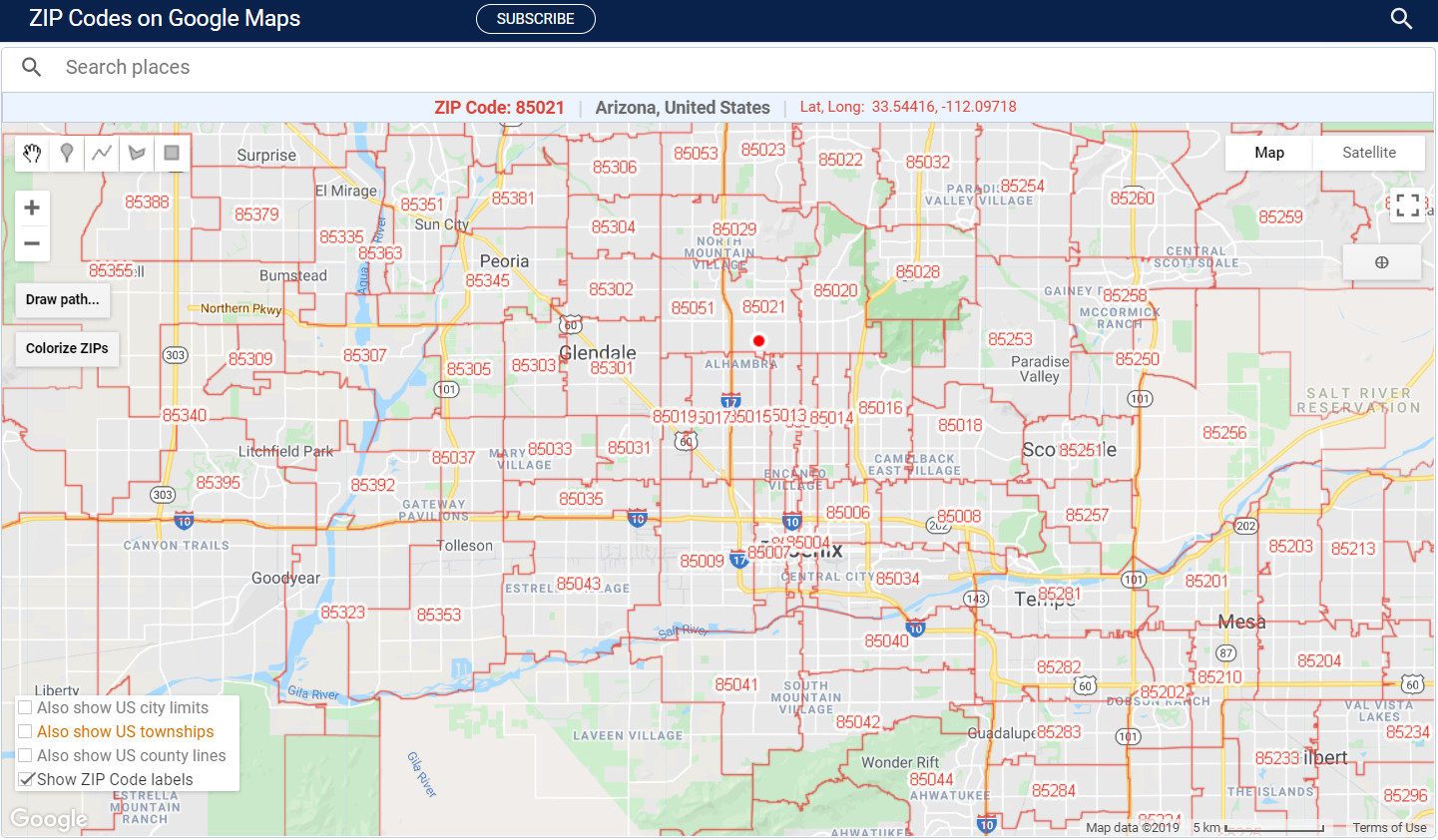 interactive zip code map Zip Codes On Google Maps Free Tools On Google Maps Search interactive zip code map