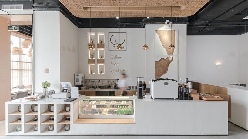 El diseño de este café fue inspirado por viajes a Italia e Indonesia