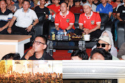 Polisi Bersama Masyarakat Di Aceh Nobar Semifinal Piala Asia U-23, Indonesia VS Uzbekistan