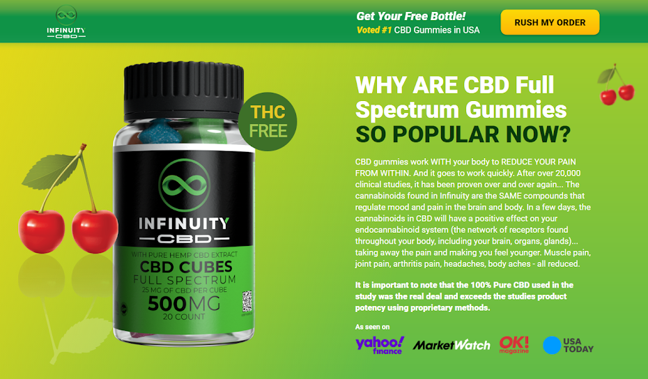 Infinuity CBD Cubes | Infinuity CBD Gummies Review | The Short Story Project