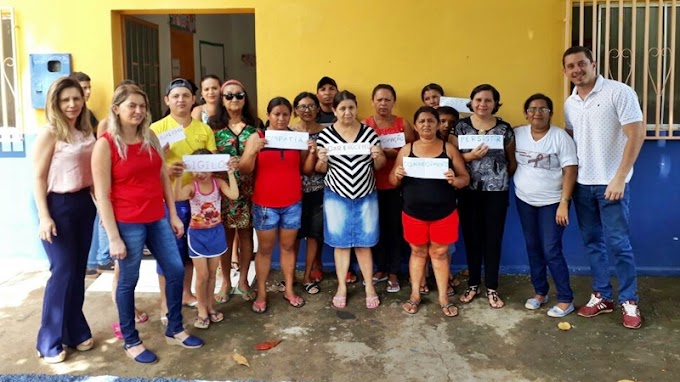 Famílias participam de projeto desenvolvido pelo NASF em Cocal