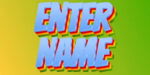 3D Name