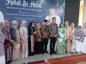 Pj  Bubapti Muarojambi Gelar Halal bihalal Hari Raya Idul Fitri 2024