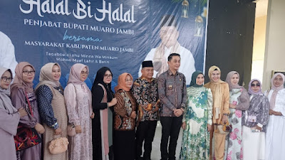 Pj  Bubapti Muarojambi Gelar Halal bihalal Hari Raya Idul Fitri 2024