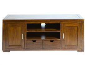 mueble television estilo colonial