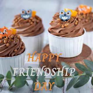 FRIENDSHIP DAY IMAGE WITH CUP CAKES