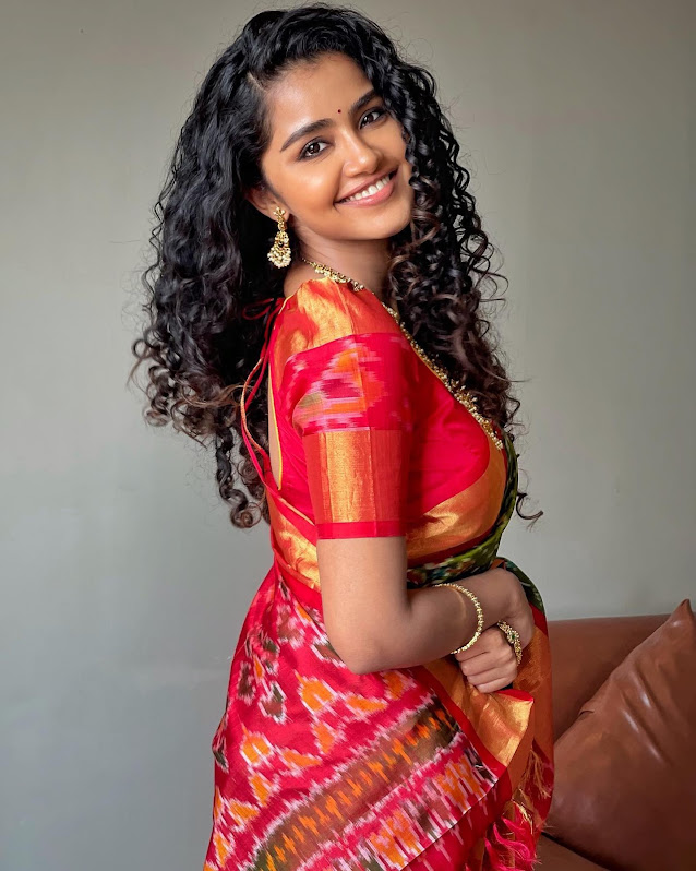 Hot Anupama Parameswaran Looks sexy in Saree 37
