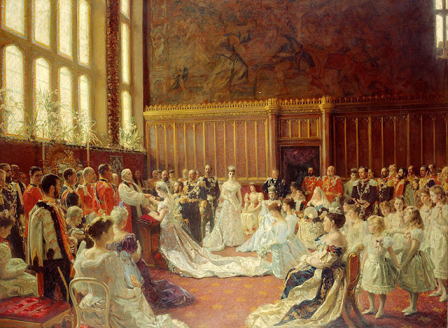 George V  and Mary, wedding