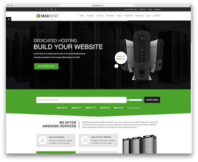 Download MaxHost Premium Wordpress Theme