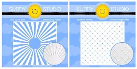 Sunny Studio Stamps: Introducing 2 New Spring 6x6 Embossing Folders ~ Sunburst & Quilted Hearts