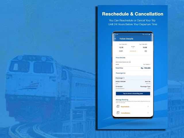 Pengembalian Uang Pembatalan Tiket Kereta Api Via KAI Access Jadi 3 Hari Kerja