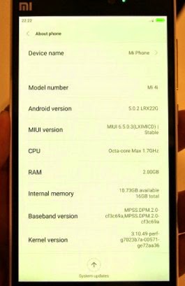 Kualitas Smartphone Xiaomi Mi 4i