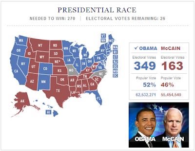 Presidential Race Obama McCain