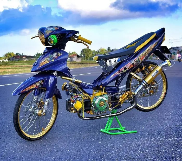 7 Modifikasi Motor Bebek