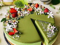 Resep UNBAKED MATCHA CHEESECAKE 