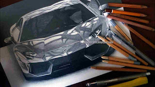 Lamboghini drawing adn sketches