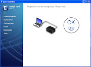 . printer, the correct drivers will install themselves and then the . (setup )