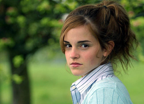 Emma Watson In Harry Potter 3. However, Emma is saying that
