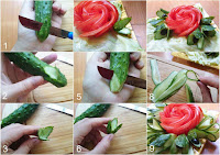 vegetables curving