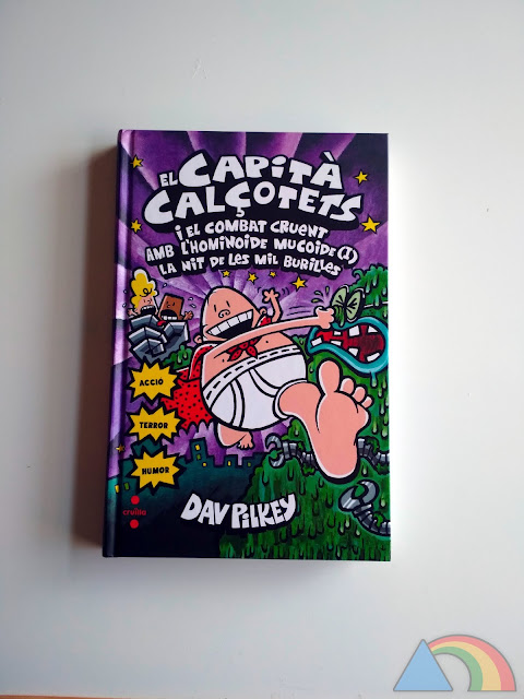 Portada de un libro de la colección El Capitán Calzoncillos