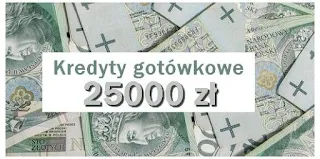 Kredyty gotówkowe 25000 zł