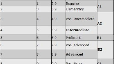 Nivel de clasificación + Programa de inglés virtual