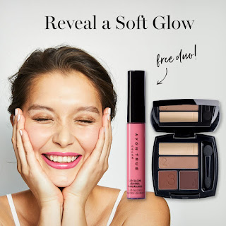 avon catalog free natural glo eye and lip duo