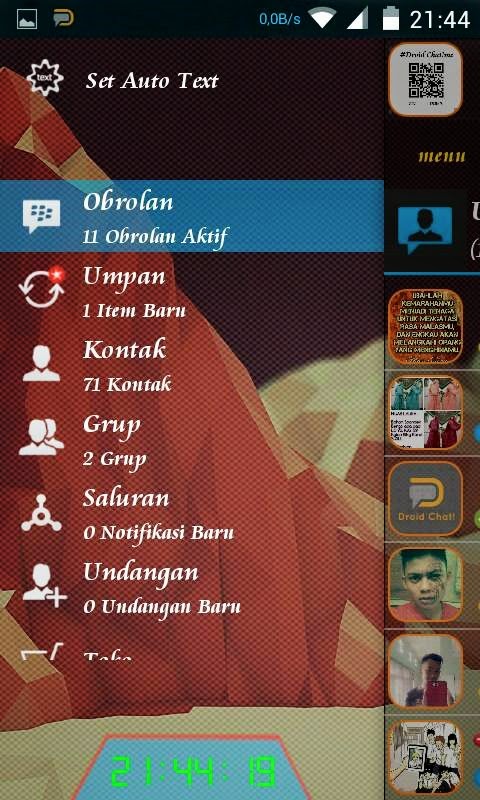 BBM2 Mod Droidchat Transparent 2.8.0.21 (Transparan Theme)