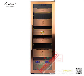 tủ giữ ẩm xì gà Lubinski RA330 gỗ tuyết tùng cao cấp Tu-u-xi-ga-dien-lubinski-ra220-ha-noi