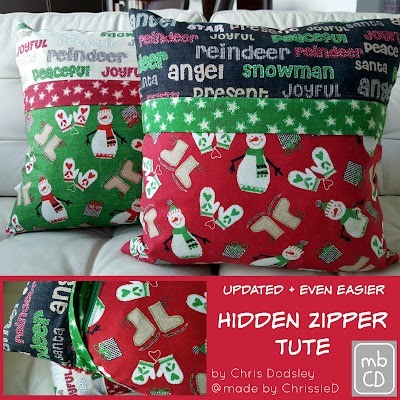 Hidden Zipper Tute by www.madebyChrissieD.com