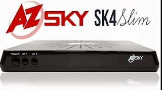 Atualizacao do receptor Azsky SK4 Slim v1.027