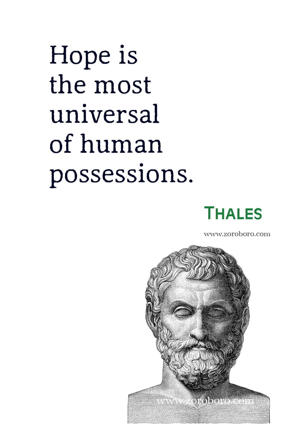 Thales Quotes, Thales Philosophy, Thales Books Quotes, Thales Image, Thales Science / Thales Theory Quotes. Thales of Miletus.