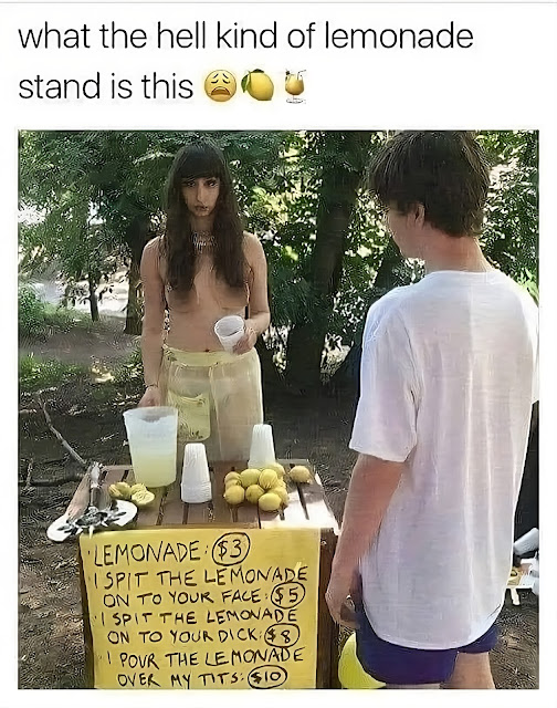 I want lemonade