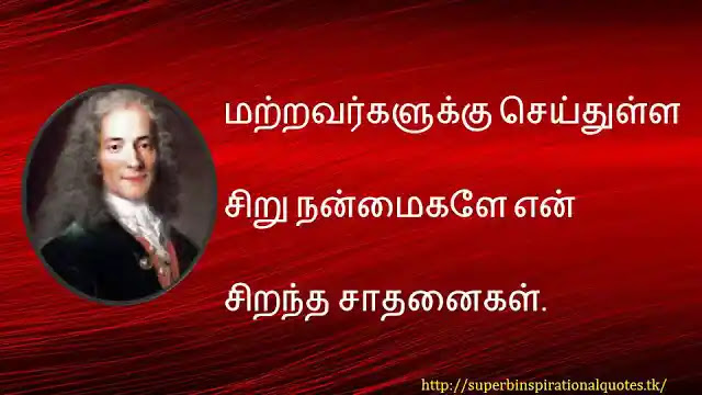 Voltaire inspirational words in tamil 3