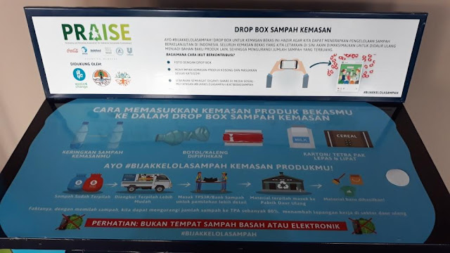 bijak kelola sampah, dropping box praise