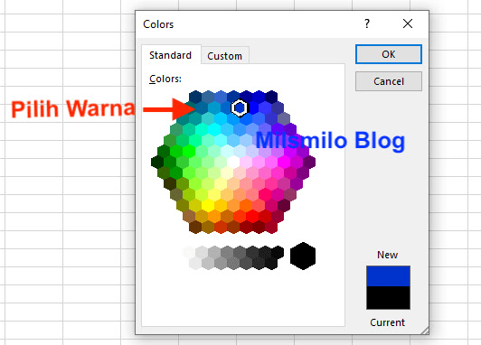 Cara memberi warna tab sheet atau tab worksheet di Excel, mengubah dan mengganti warna tab sheet atau tab worksheet pada Microsoft Excel