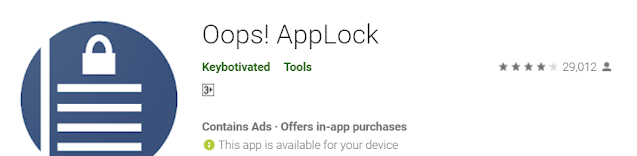 Oops App Lock