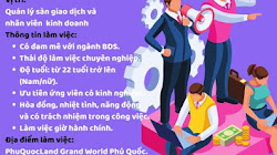 PHÚ QUỐC LAND CHI NHÁNH GRAND WORLD TUYỂN DỤNG