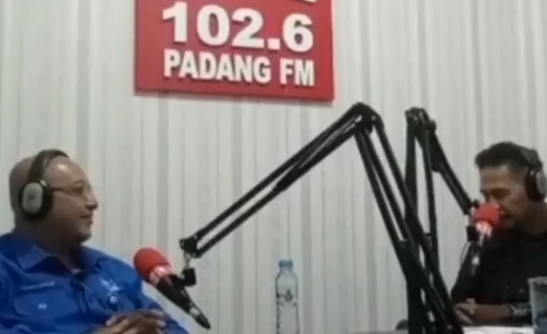 Talkshow Dinamika Publik Bersama Dirut Perumda Air Minum Kota Padang