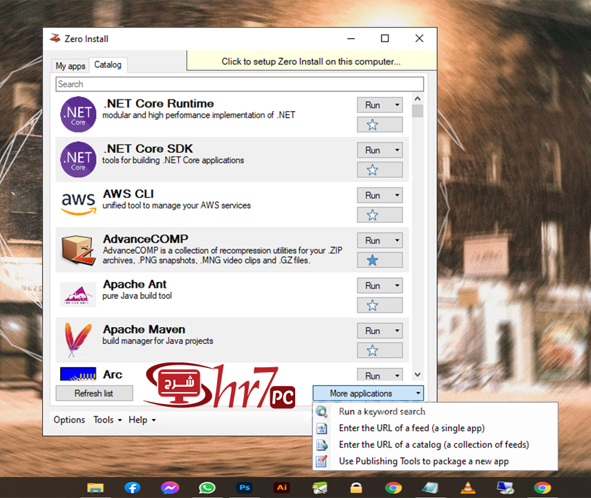 برنامج Zero Install